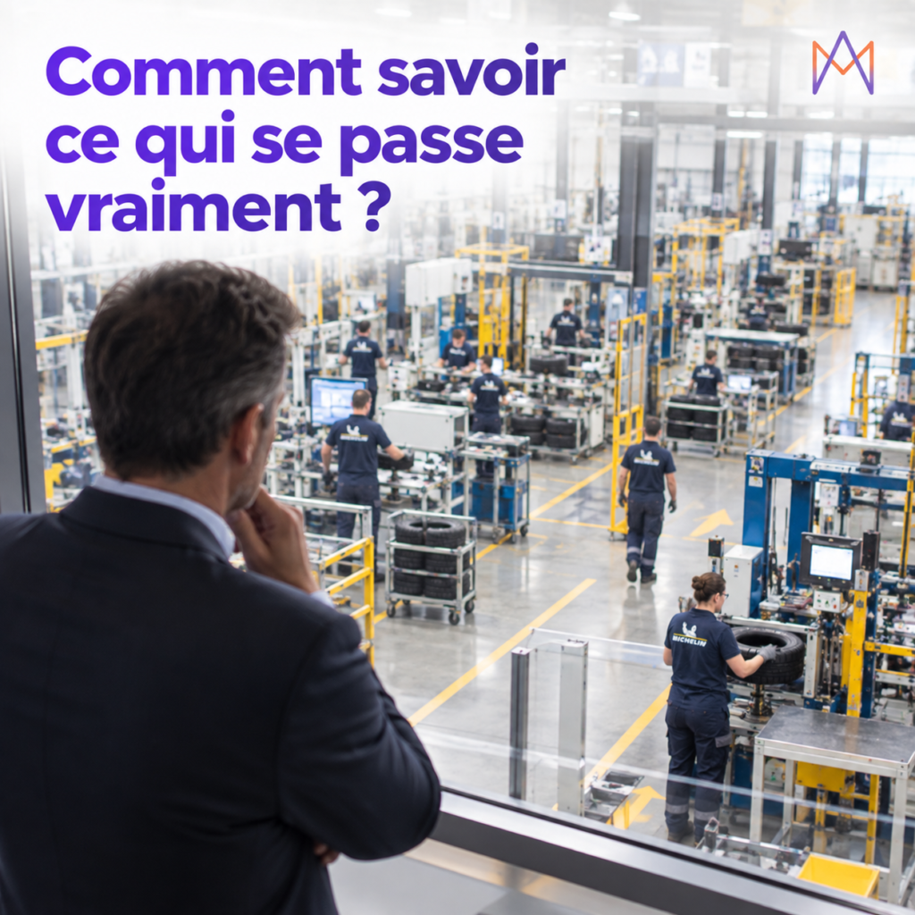 Dirigeant observant une usine Michelin : comment connaître les pratiques managériales réellement vécues sur le terrain ?