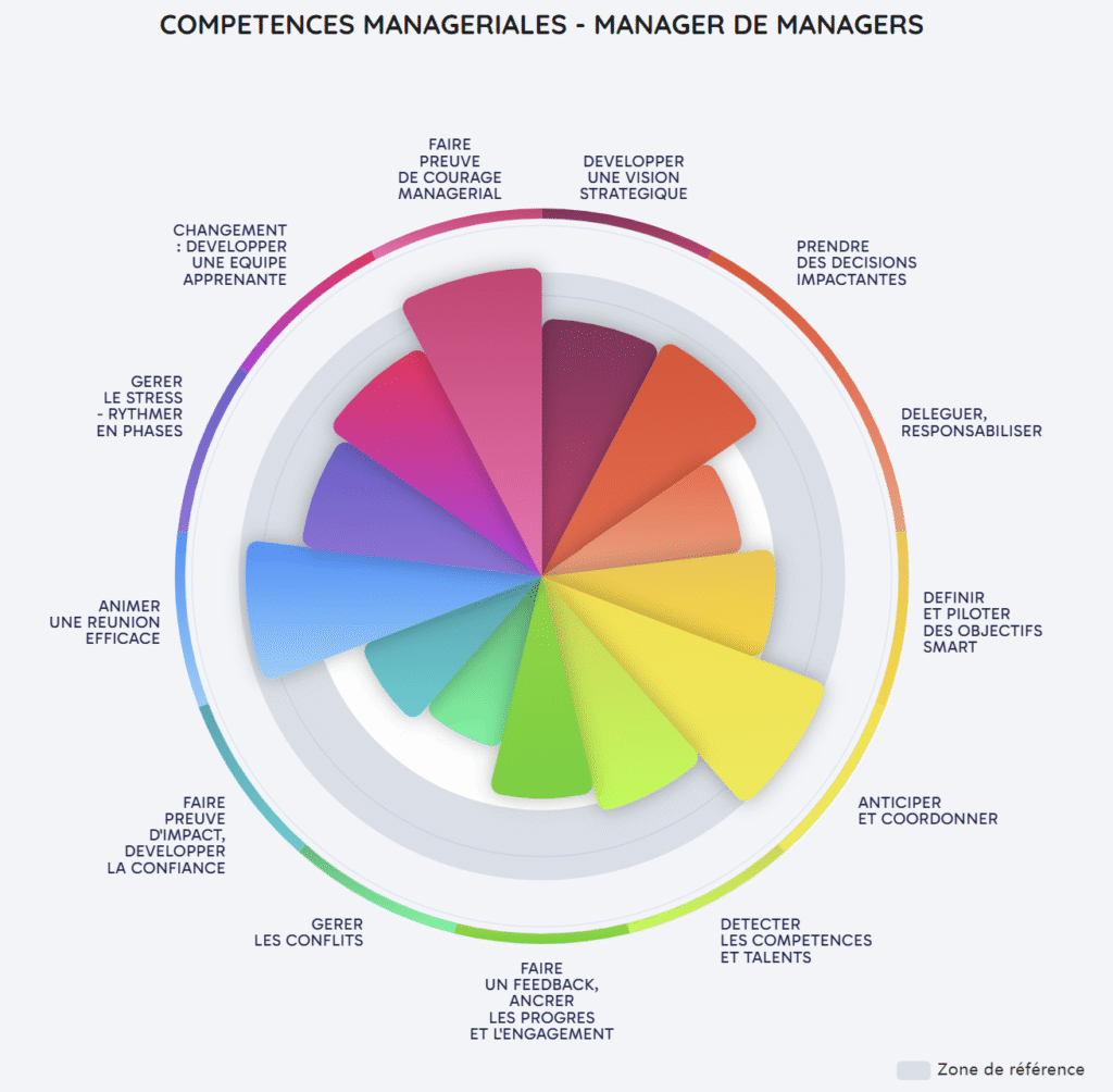 Le DISC valorise les préférences comportementales - Aller plus loin avec un référentiel de compétences en management et une évaluation précise.